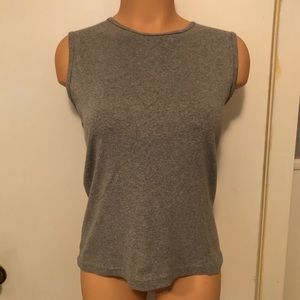 Delia's Sleeveless Top (Light Gray)